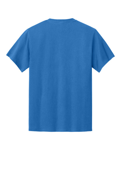 Port & Company Essential Pocket Tee - Royal - flat back