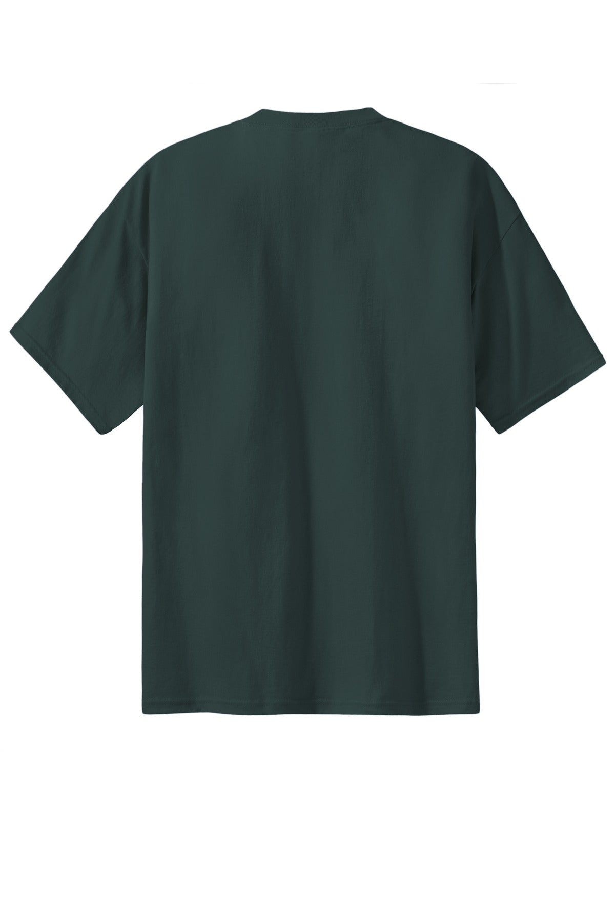 Port & Company Essential Tee - Dark Green - flat back