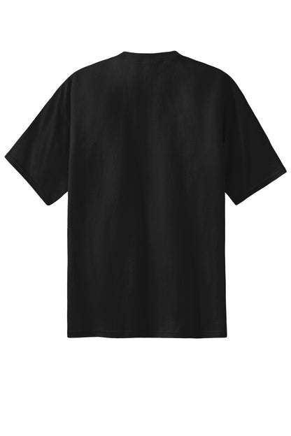 Port & Company Essential Tee - Jet Black - flat back