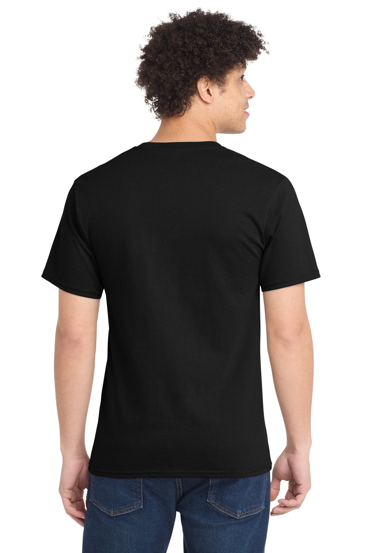 Port & Company Essential Tee - Jet Black - back