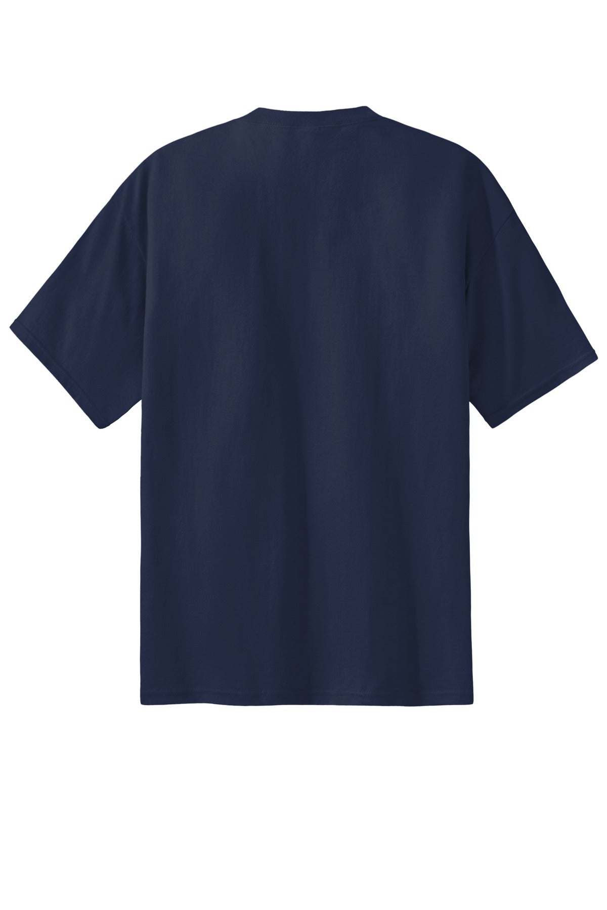 Port & Company Essential Tee - Navy - flat back
