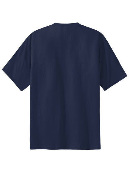Port & Company Essential Tee - Navy - flat back