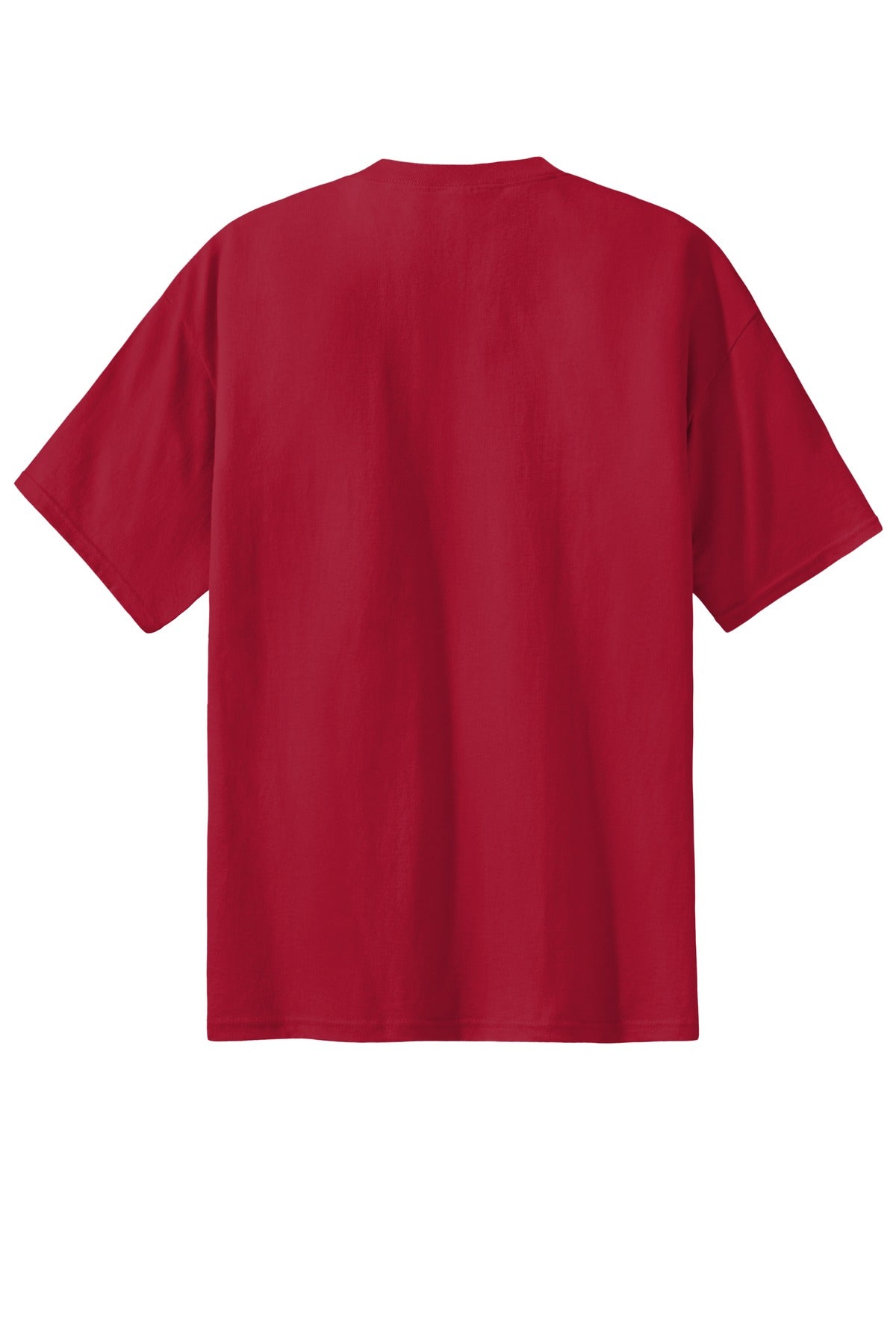 Port & Company Essential Tee - Red - flat back