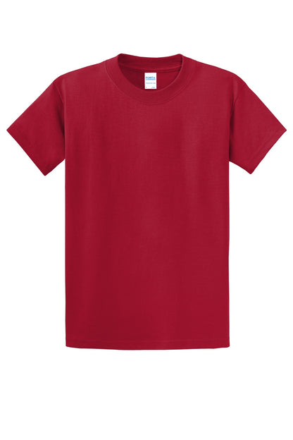 Port & Company Essential Tee - Red - flat front