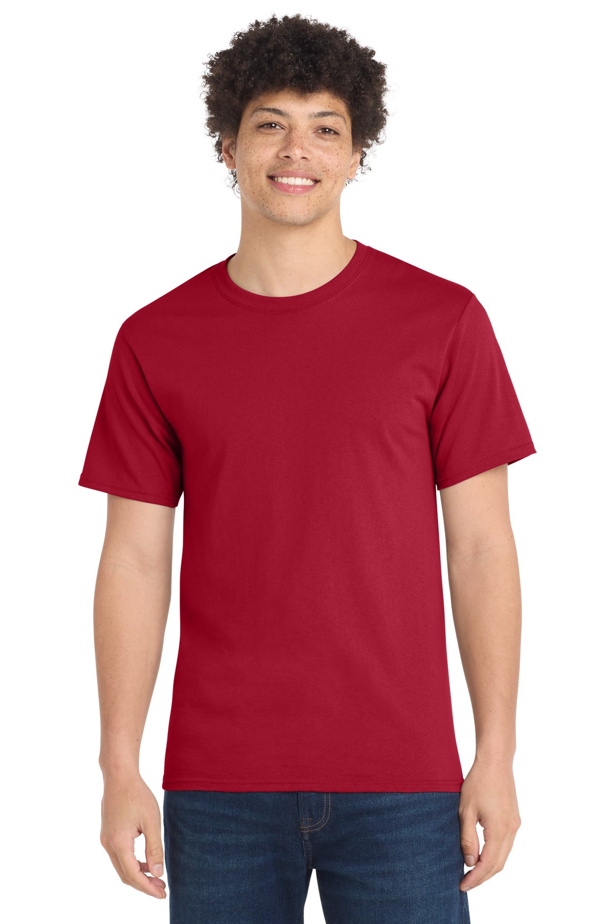 Port & Company Essential Tee - Red - front