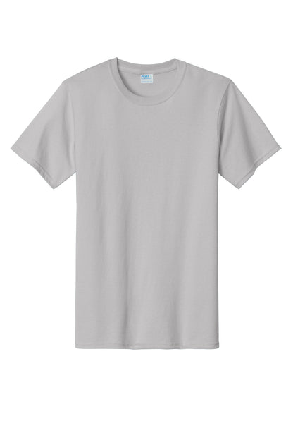 Port & Company Essential Tee - Silver - flat front