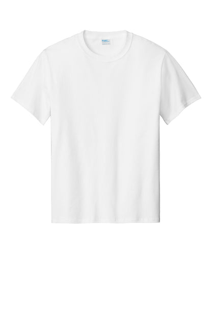Port & Company Essential Tee - White - flat front