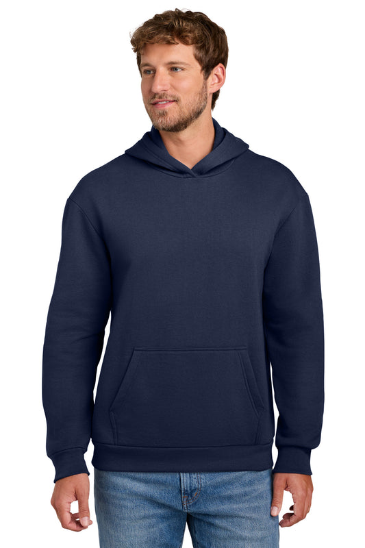 Port & Company Easy Fleece Pullover Hooded Sweatshirt - True Navy - front