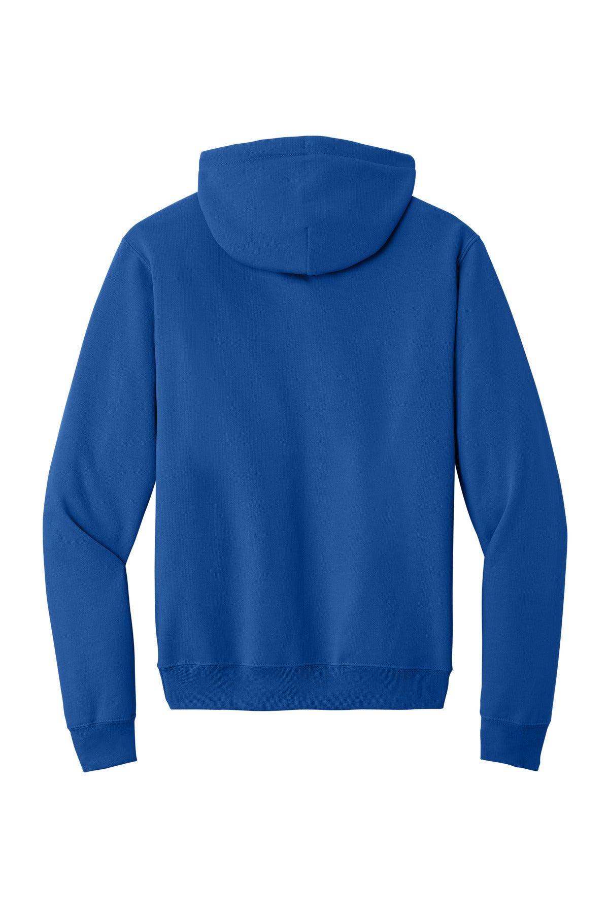 Port & Company Core Fleece Pullover Hooded Sweatshirt - Royal - flat back