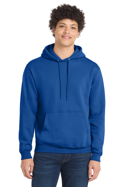 Port & Company Core Fleece Pullover Hooded Sweatshirt - Royal - front