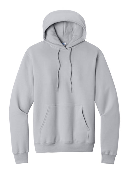 Port & Company Core Fleece Pullover Hooded Sweatshirt - Silver - flat front