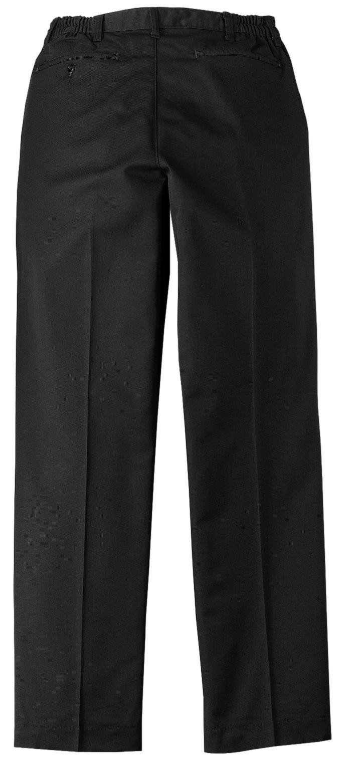 Red Kap Elastic Insert Pant - Black - flat back