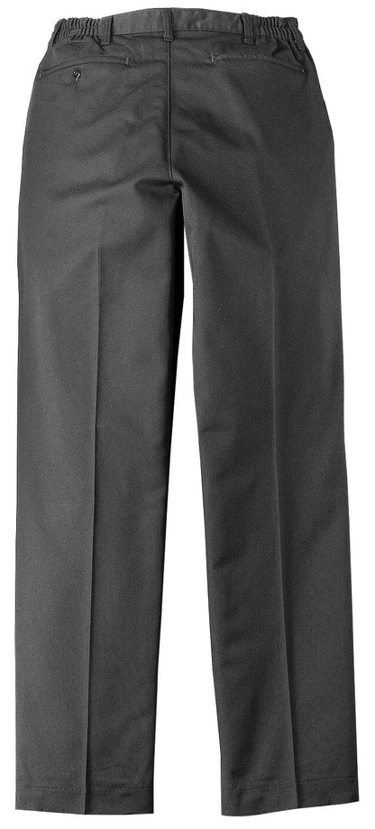 Red Kap Elastic Insert Pant - Charcoal - flat back
