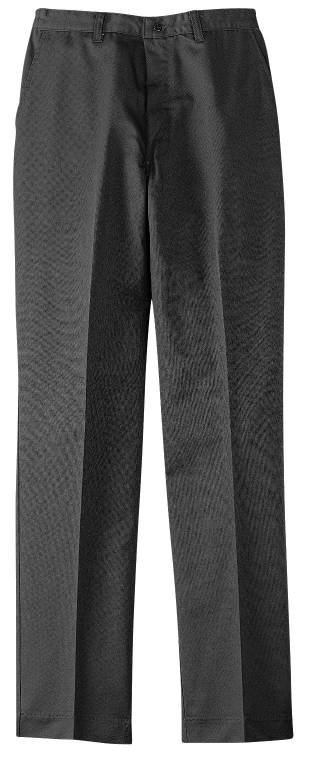 Red Kap Elastic Insert Pant - Charcoal - flat front
