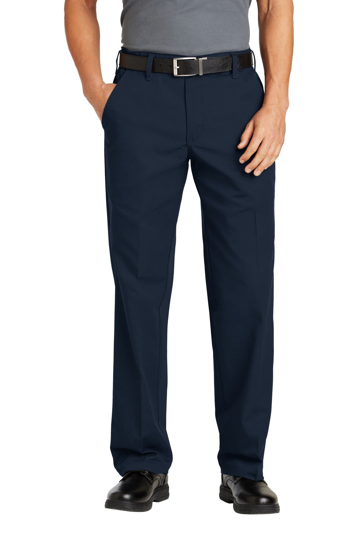 Red Kap Elastic Insert Pant - Navy - front