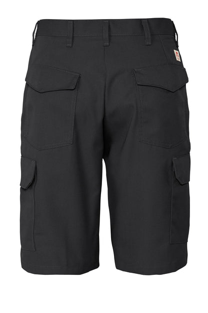 Red Kap Industrial Cargo Short - Black - flat back