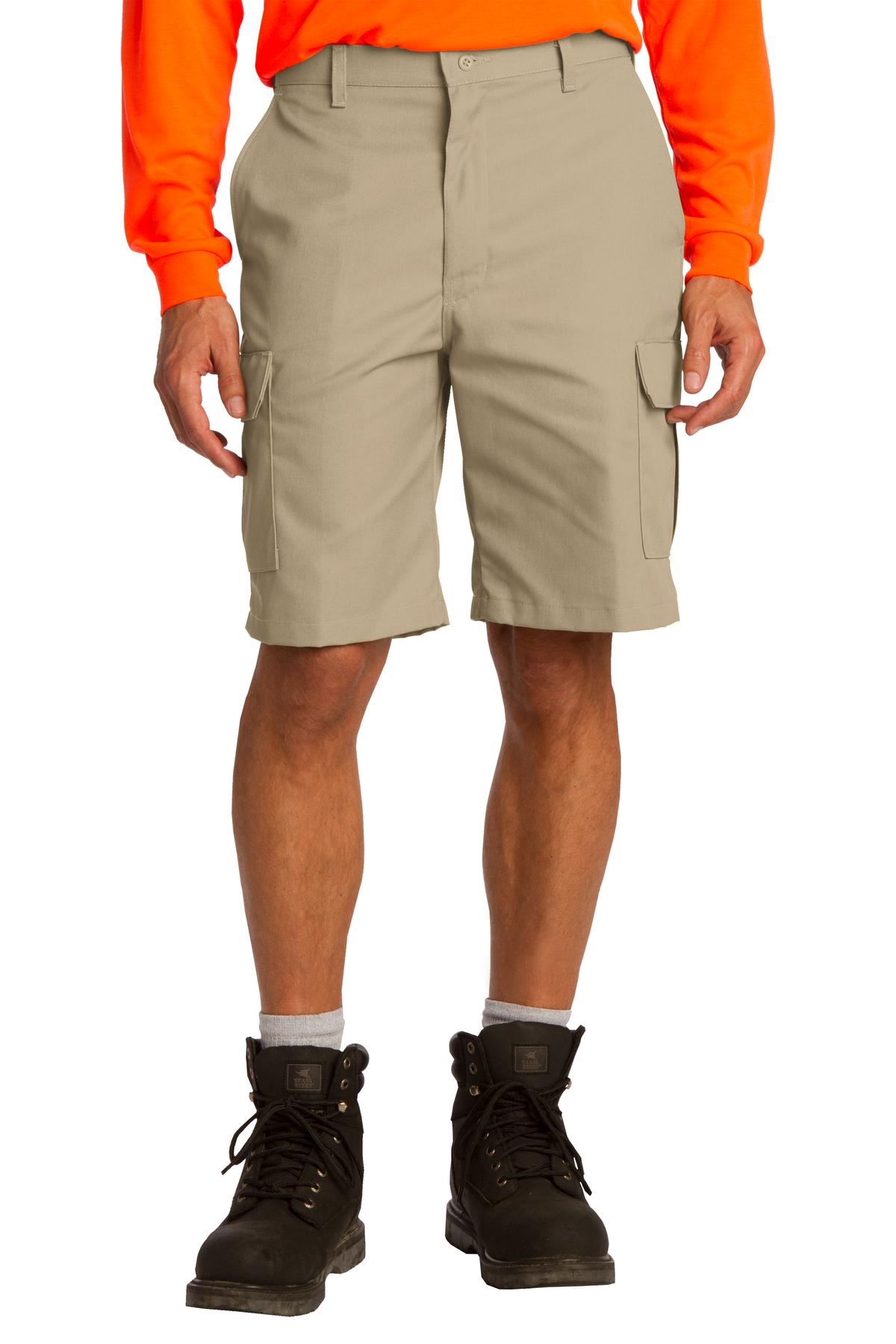 Red Kap Industrial Cargo Short - Khaki - front