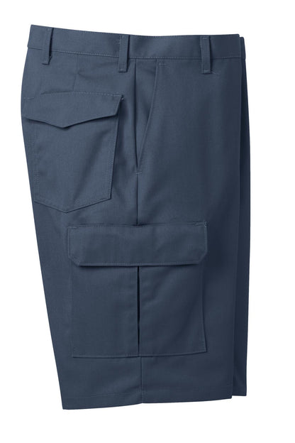 Red Kap Industrial Cargo Short - Navy - flat front
