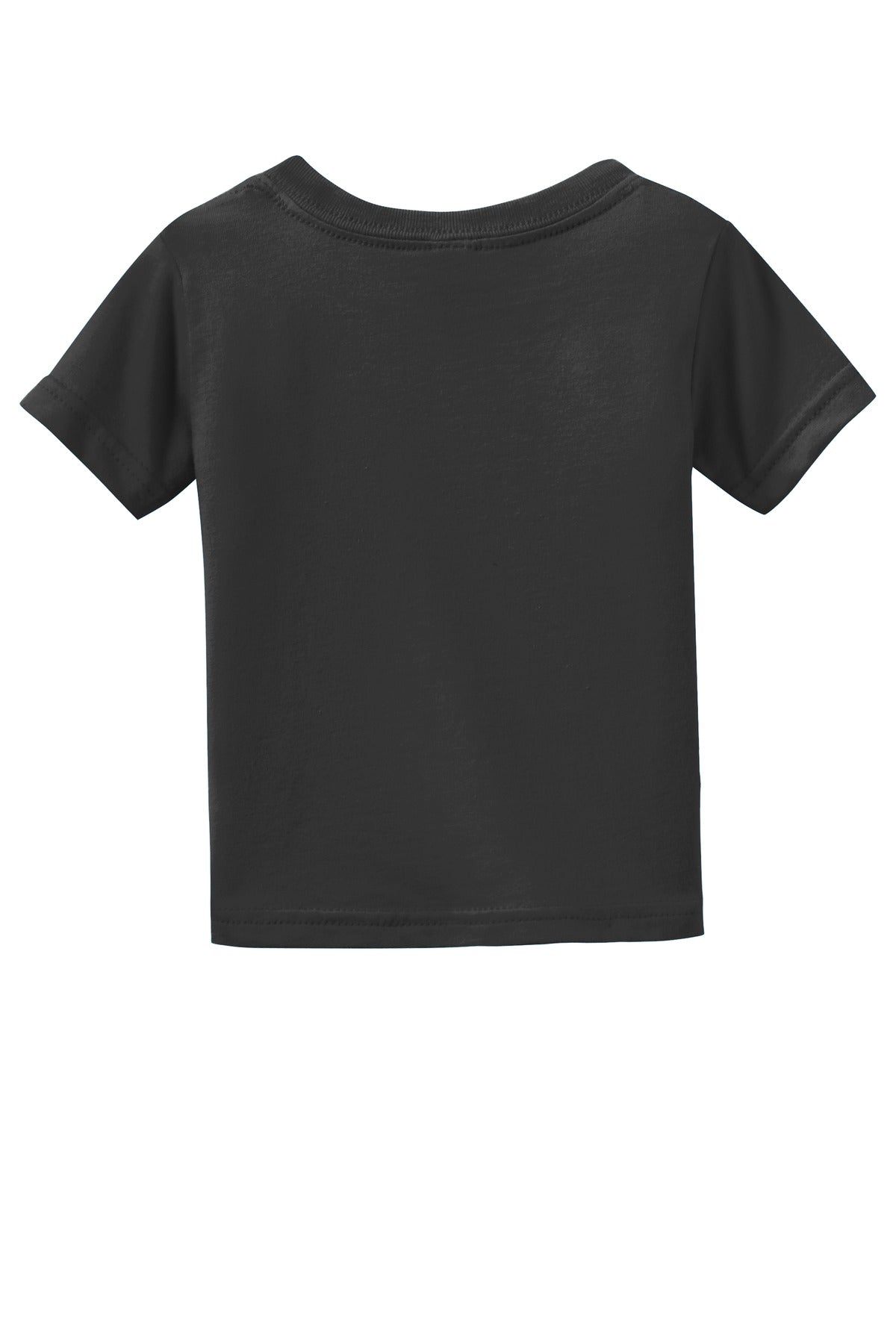 Rabbit Skins Infant Fine Jersey Tee - Black - flat back