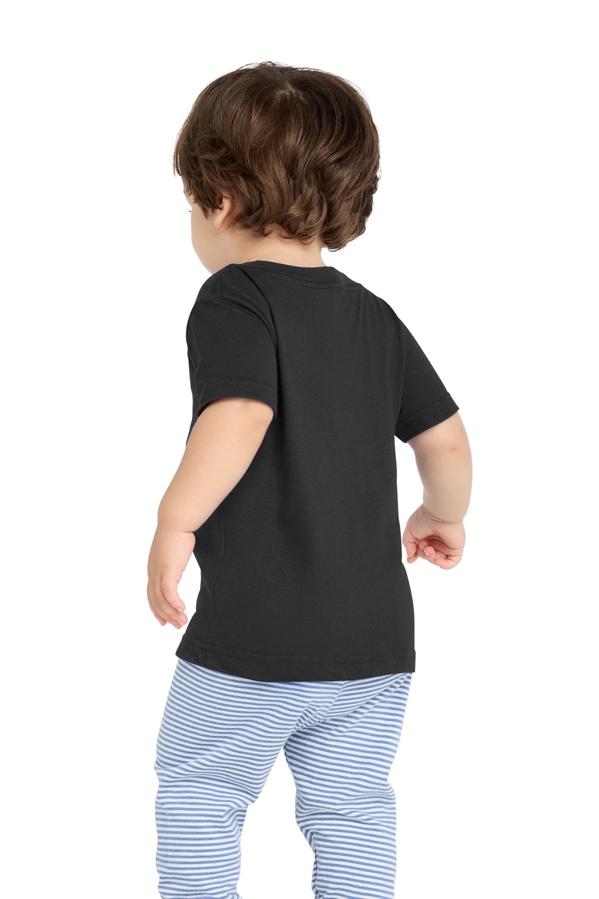 Rabbit Skins Infant Fine Jersey Tee - Black - back