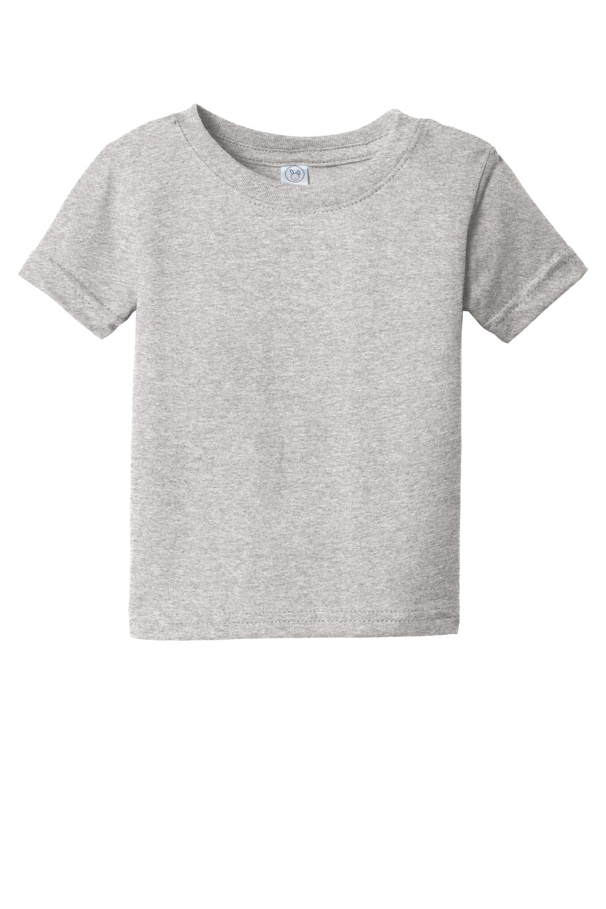 Rabbit Skins Infant Fine Jersey Tee - Heather - flat front