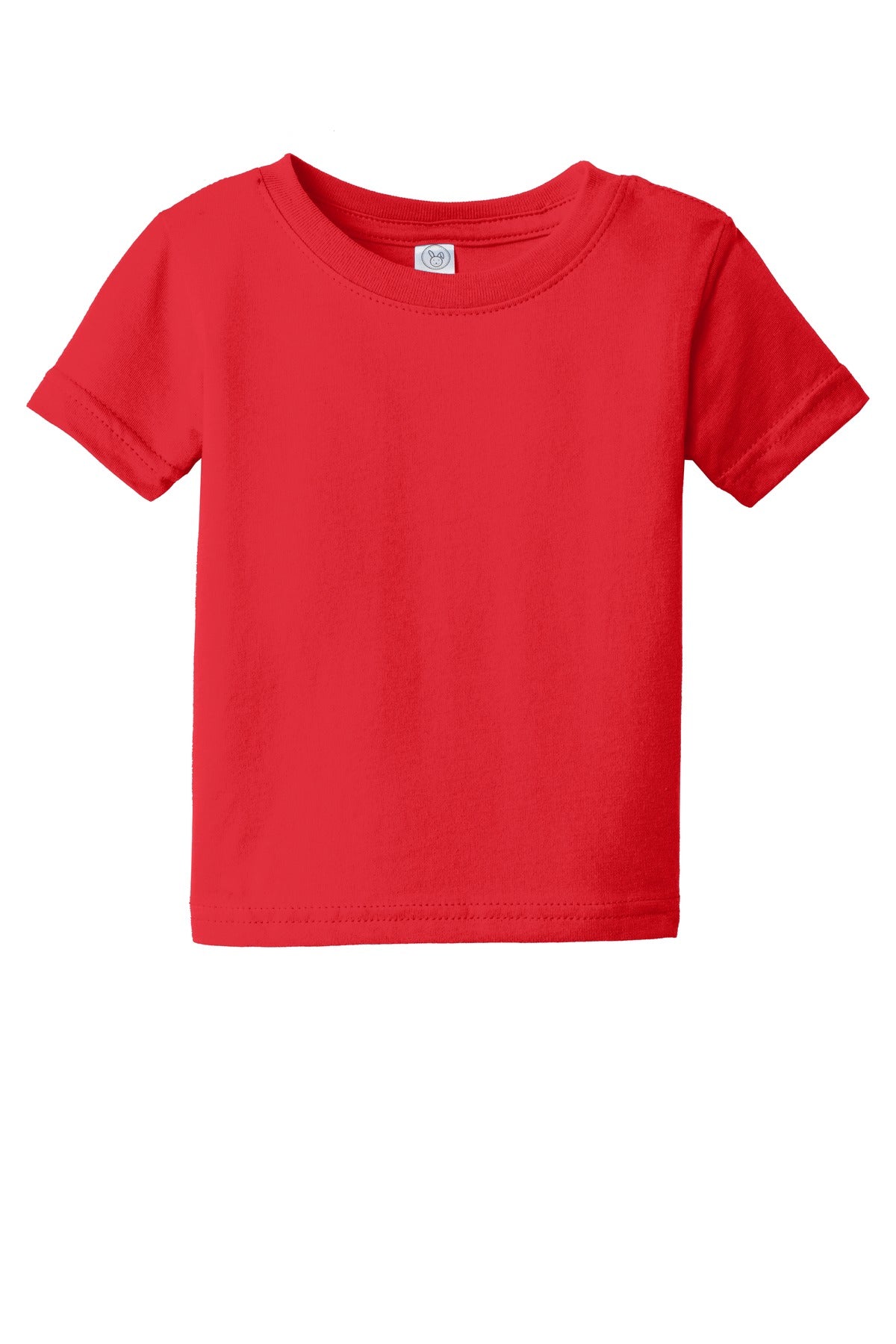 Rabbit Skins Infant Fine Jersey Tee - Red - flat front