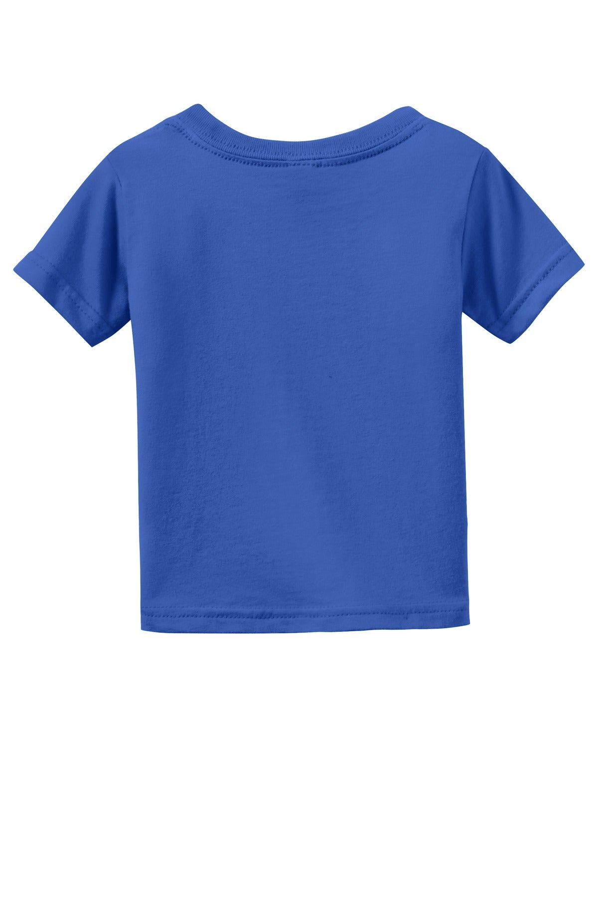 Rabbit Skins Infant Fine Jersey Tee - Royal - flat back
