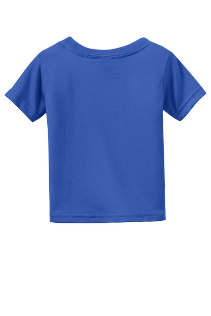 Rabbit Skins Infant Fine Jersey Tee - Royal - flat back
