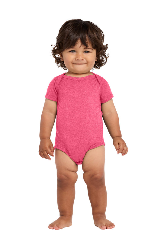 Rabbit Skins Infant Vintage Fine Jersey Bodysuit - Vintage Hot Pink - front