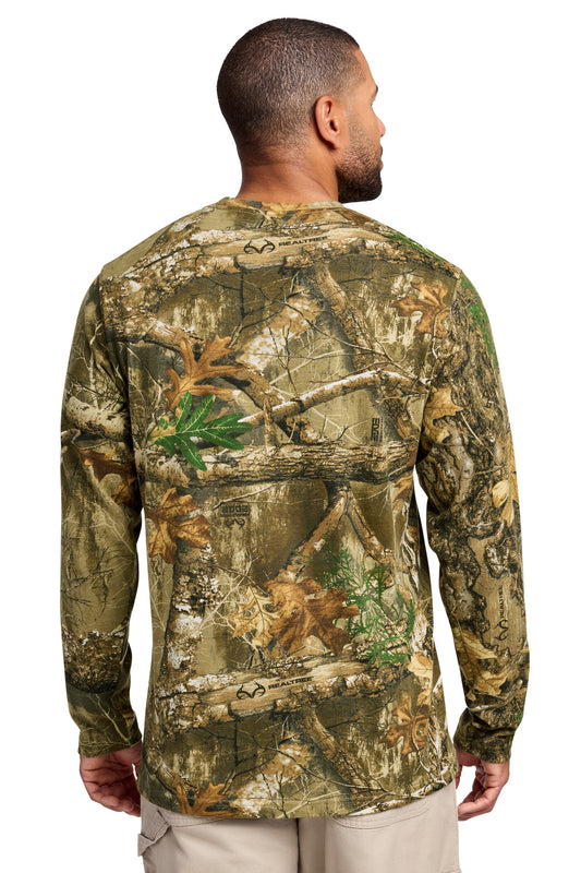 Russell Outdoors Realtree Long Sleeve Pocket Tee - Realtree Edge - back