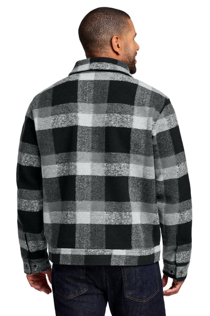 Russell Outdoors Basin Jacket - Deep Black Plaid - back