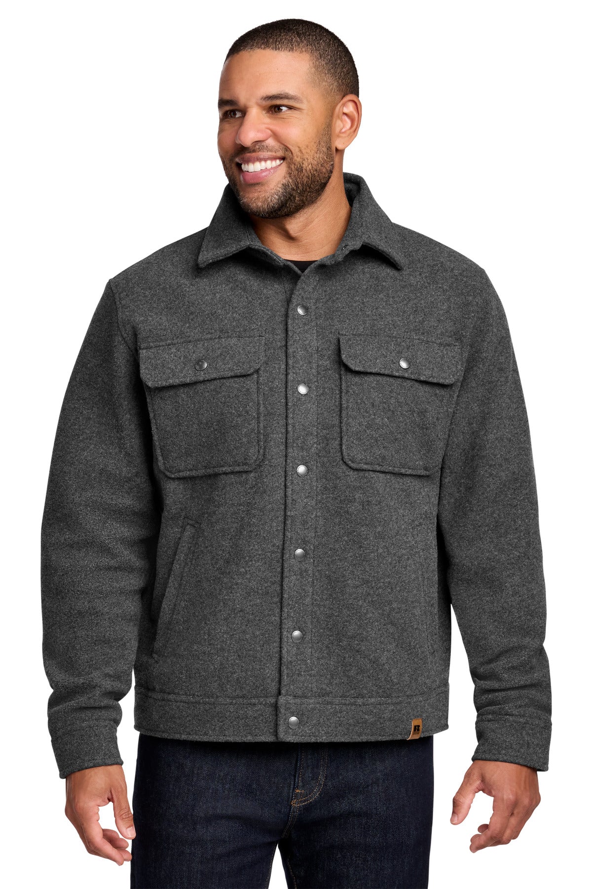 Russell Outdoors Basin Jacket - Graphite Heather - front