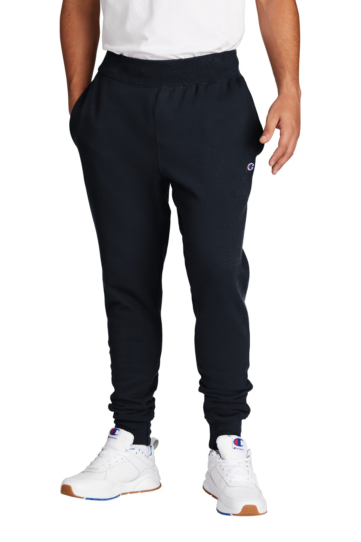 Champion Reverse Weave Jogger - Navy - front