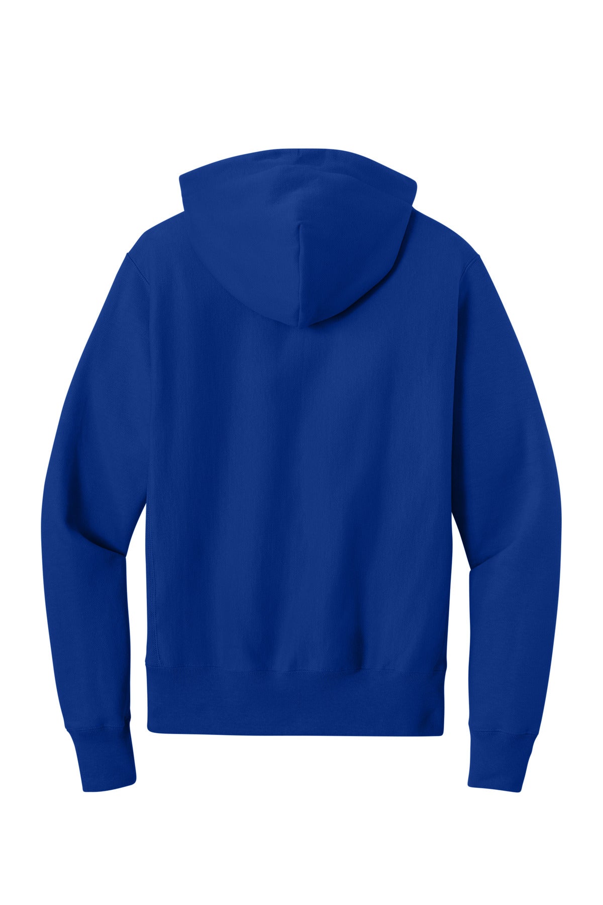 Champion Reverse Weave Hooded Sweatshirt - Athletic Royal - flat back