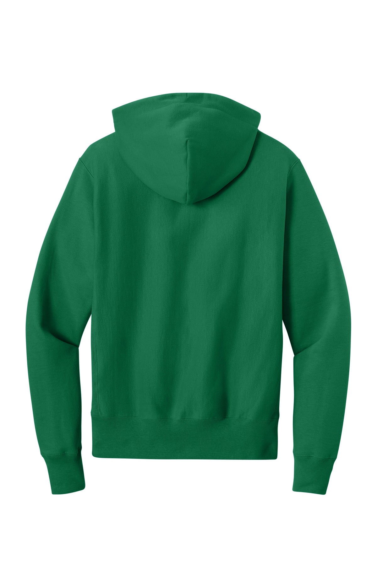 Champion Reverse Weave Hooded Sweatshirt - Kelly Green - flat back