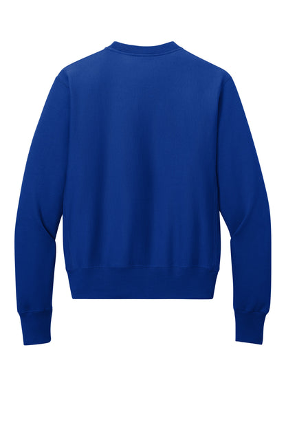 Champion Reverse Weave Crewneck Sweatshirt - Athletic Royal - flat back