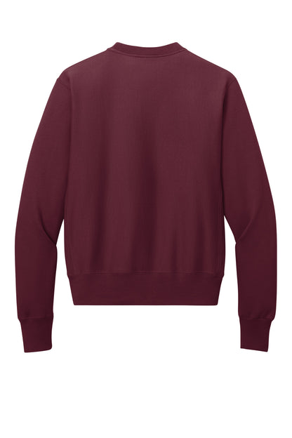 Champion Reverse Weave Crewneck Sweatshirt - Cardinal - flat back