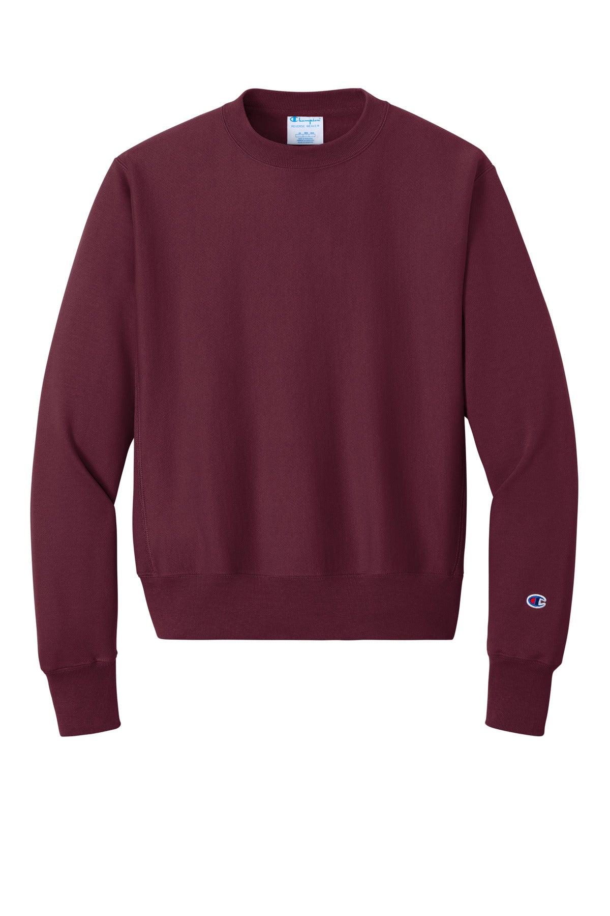 Champion Reverse Weave Crewneck Sweatshirt - Cardinal - flat front