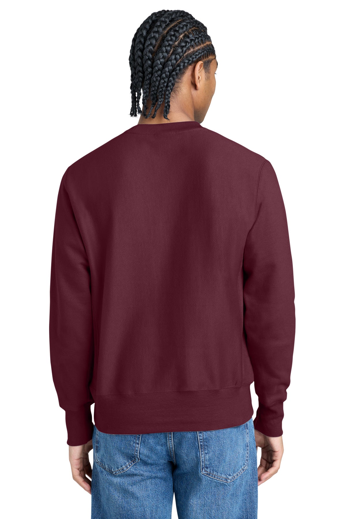 Champion Reverse Weave Crewneck Sweatshirt - Cardinal - back
