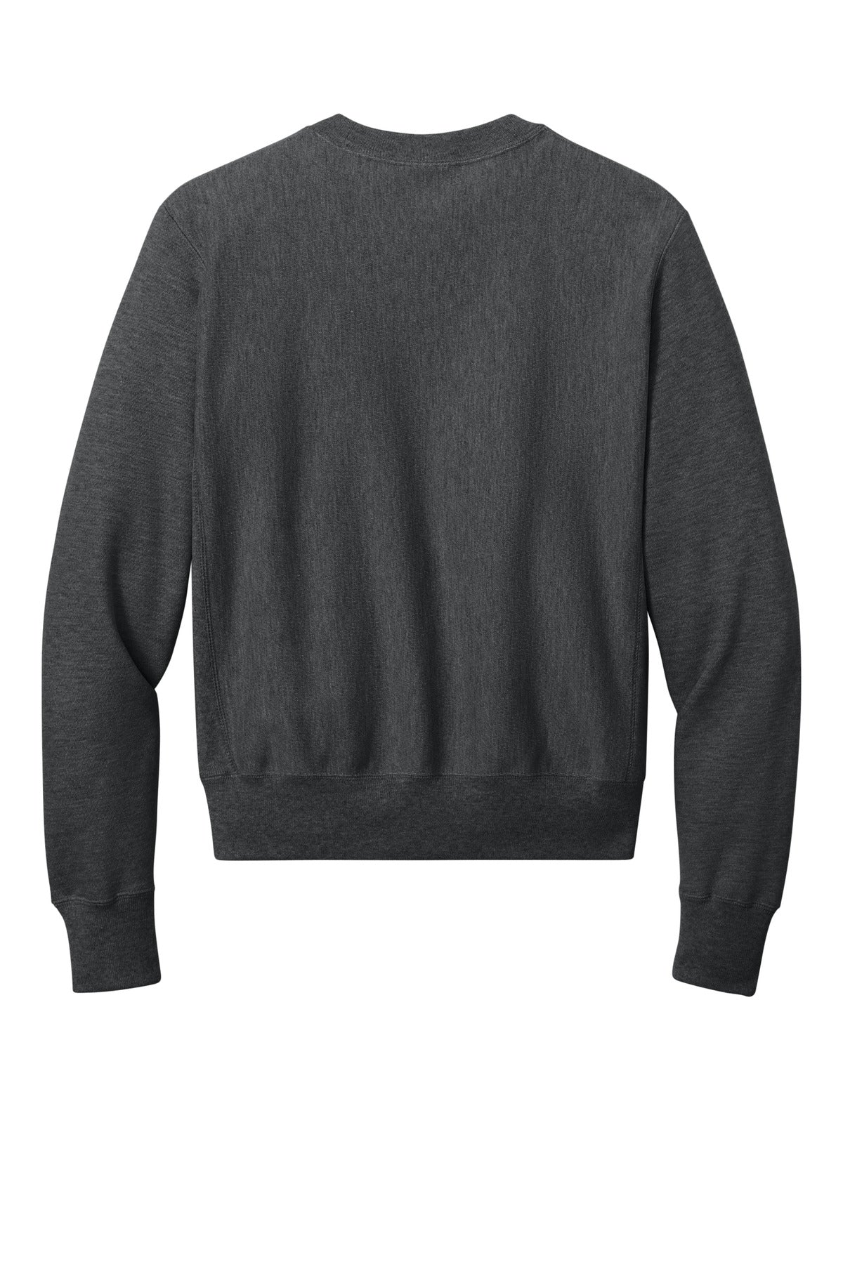 Champion Reverse Weave Crewneck Sweatshirt - Charcoal Heather - flat back