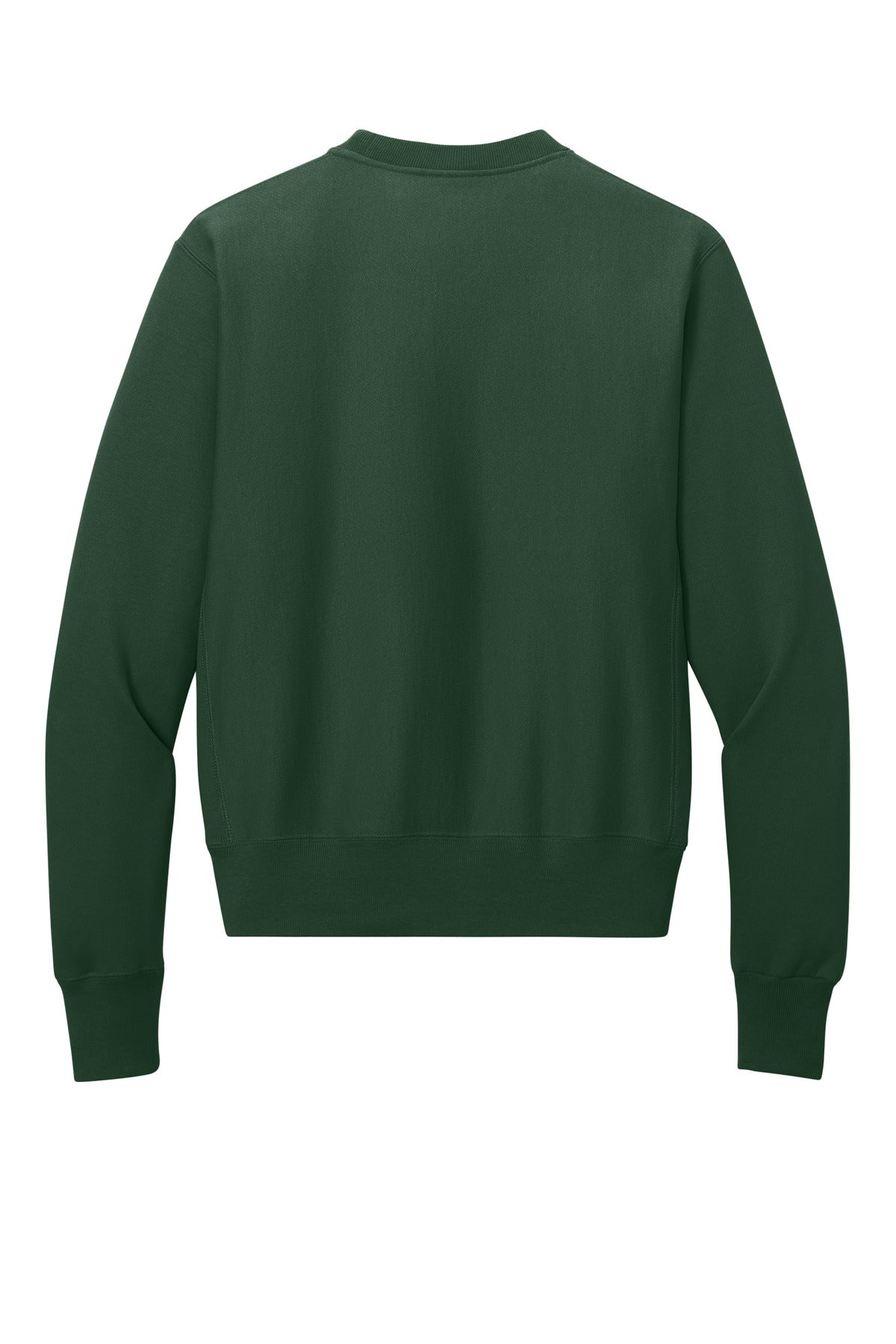 Champion Reverse Weave Crewneck Sweatshirt - Dark Green - flat back