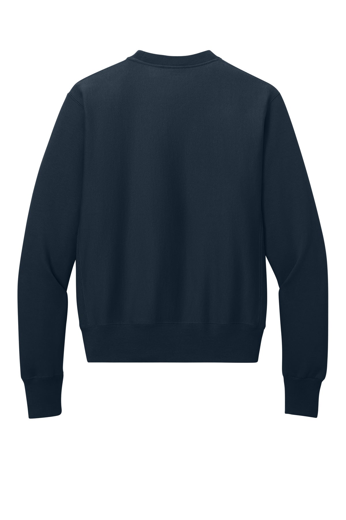 Champion Reverse Weave Crewneck Sweatshirt - Navy - flat back