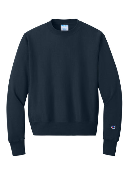 Champion Reverse Weave Crewneck Sweatshirt - Navy - flat front