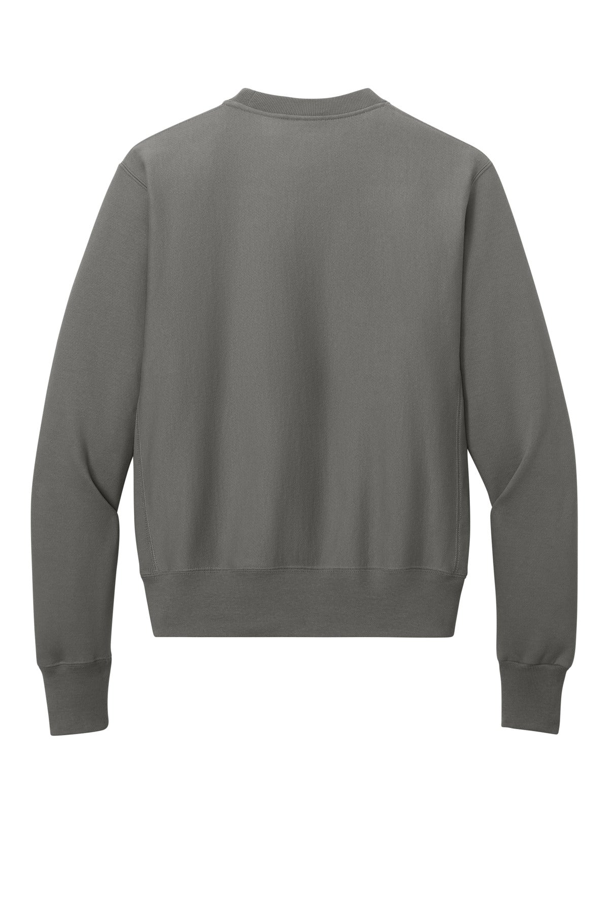 Champion Reverse Weave Crewneck Sweatshirt - Stone Gray - flat back