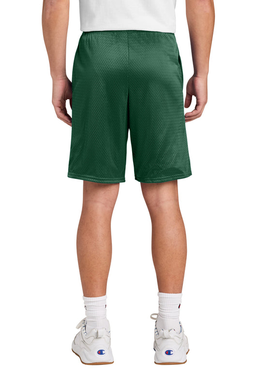 Champion Mesh Short with Pockets - Athletic Dark Green - back