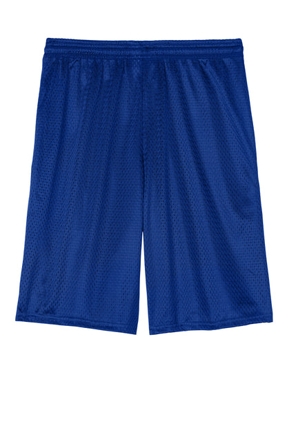 Champion Mesh Short with Pockets - Athletic Royal - flat back