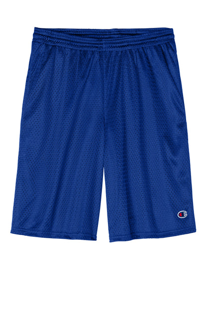 Champion Mesh Short with Pockets - Athletic Royal - flat front