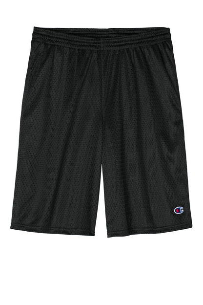 Champion Mesh Short with Pockets - Black - flat front
