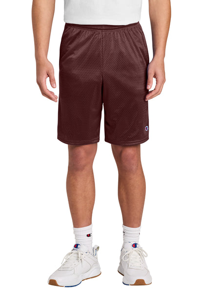 Champion Mesh Short with Pockets - Maroon - front