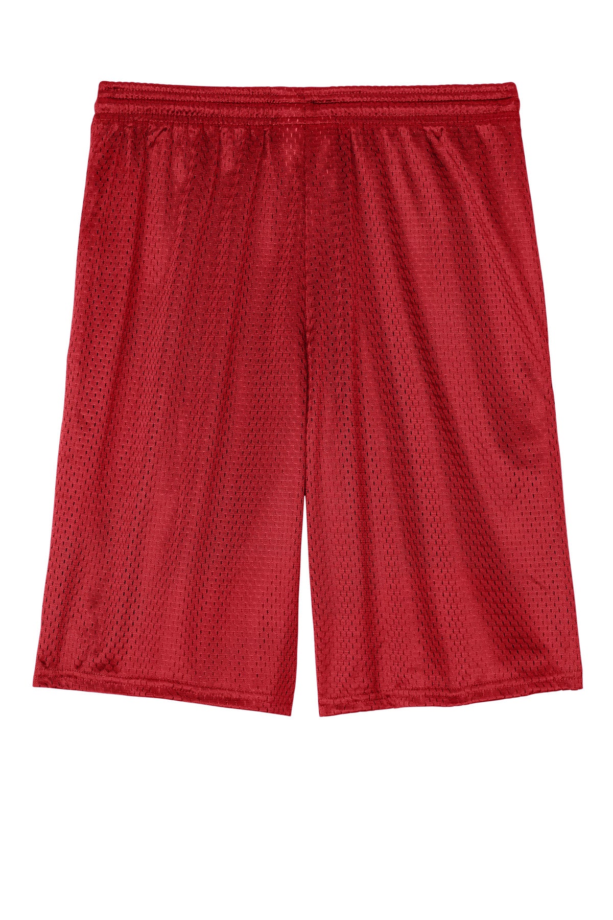 Champion Mesh Short with Pockets - Scarlet - flat back